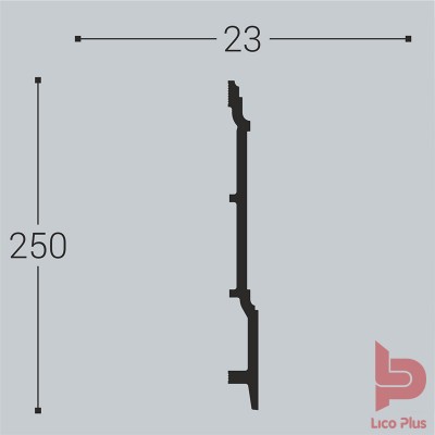 Купить Плинтус Bello Deco XPS П17, 250х23, 2000 мм. Фотографии, цена, характеристики