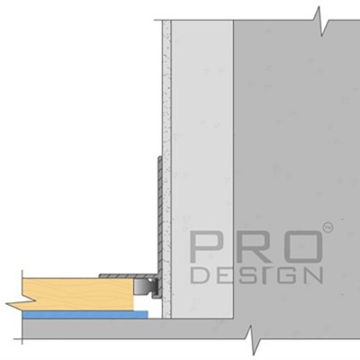 Купить Щелевой плинтус Pro Design Mini L 601 Анодированный. Фотографии, цена, характеристики