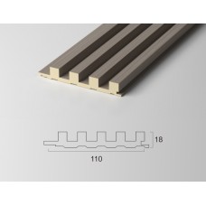 Сплошная рифленая панель 110