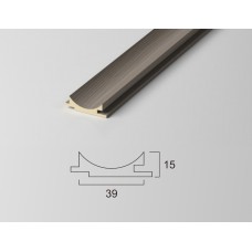 Вогнутая рифленая панель 39/69 - 40х3000 (мм) - Тканевая