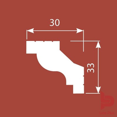 Карниз Cosca К047, 33х30, 2000мм. Фотографии, цена, характеристики