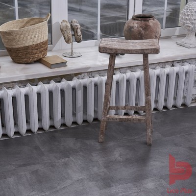 Купить SPC плитка Vinilam Ceramo Stone Серый Бетон (2,209 м2). Фотографии, цена, характеристики