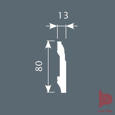 Купить Плинтус Cosca П021, 80х13, 2000мм. Фотографии, цена, характеристики